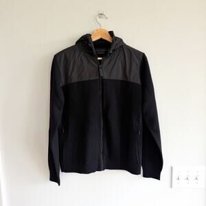 Canada Goose Windbridge Hoody Knit Zip Up Hooded Jacket Black L